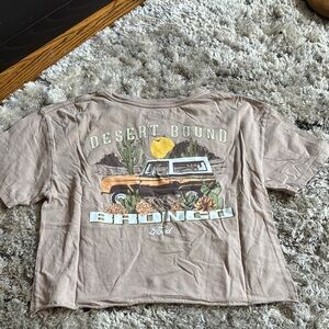 Ford Brown Short Sleeve Tees Casual Style
